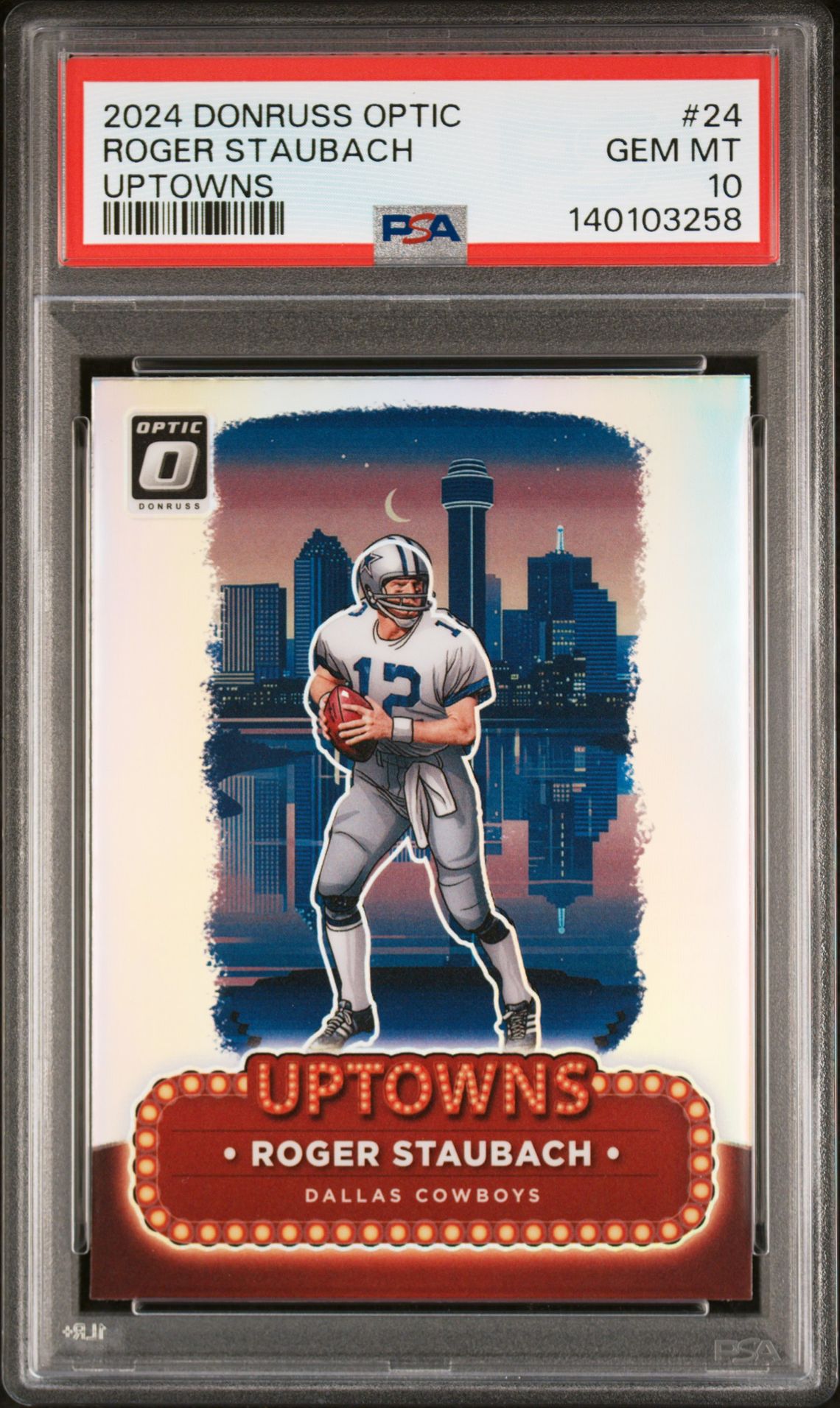 2024 Panini PANINI DONRUSS OPTIC UPTOWNS #24 Roger Staubach front