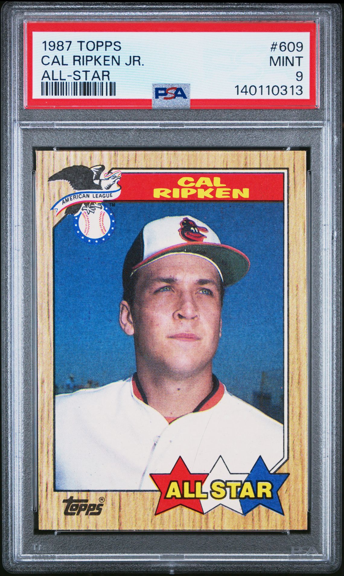 1987 Topps TOPPS ALL-STAR #609 Cal Ripken Jr. front
