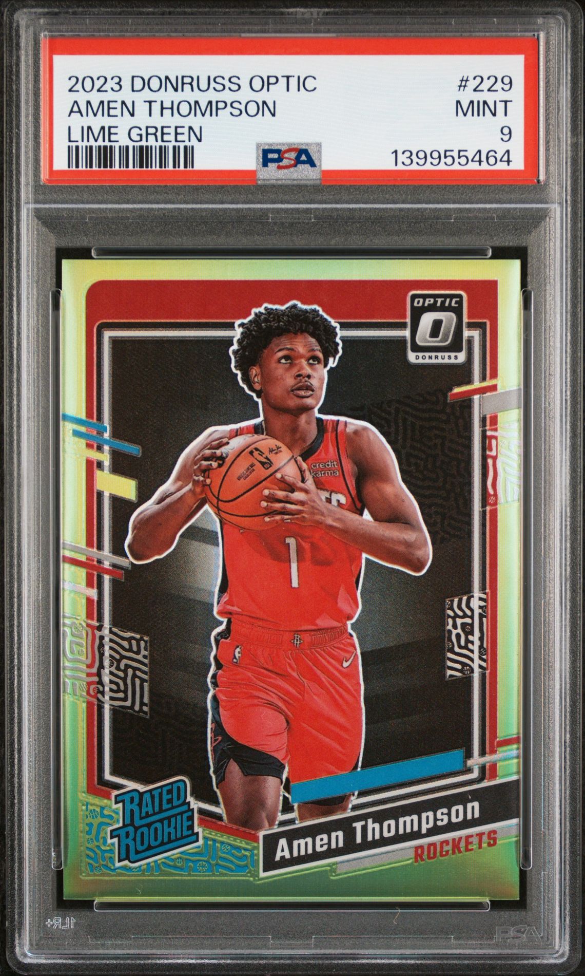 2023 Panini PANINI DONRUSS OPTIC #229 Amen Thompson front