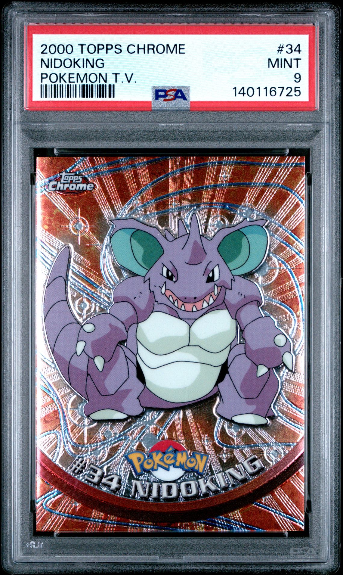 2000 Topps Chrome TOPPS CHROME POKEMON T.V. #34 Nidoking front
