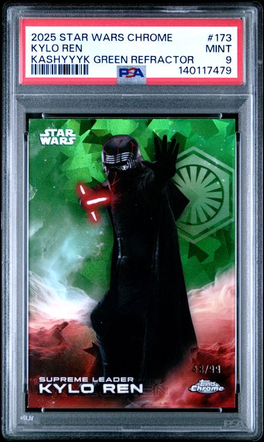 2025 Topps Topps Chrome Green Refractor Kyloren front