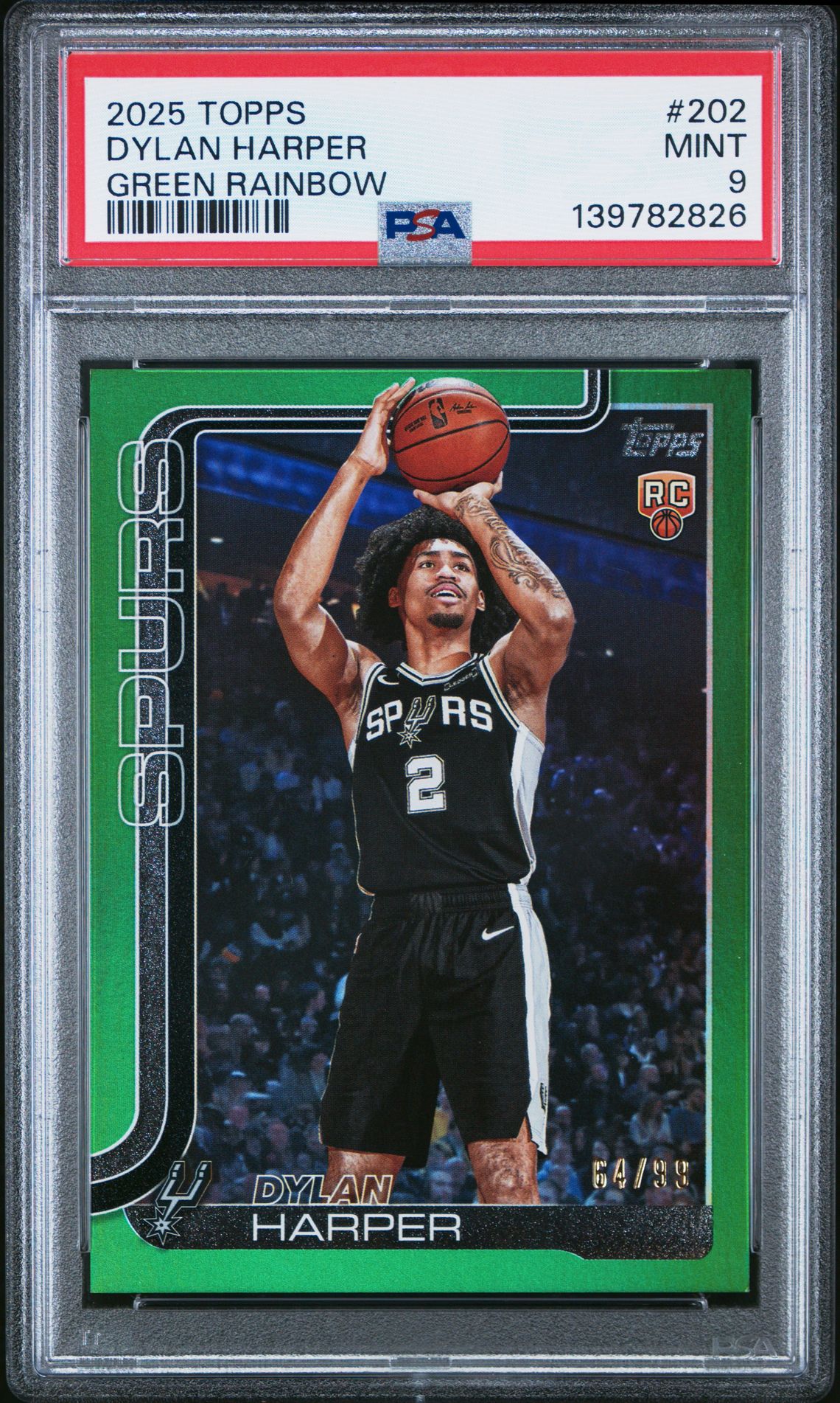 2025 Topps TOPPS Green Rainbow Dylan Harper front