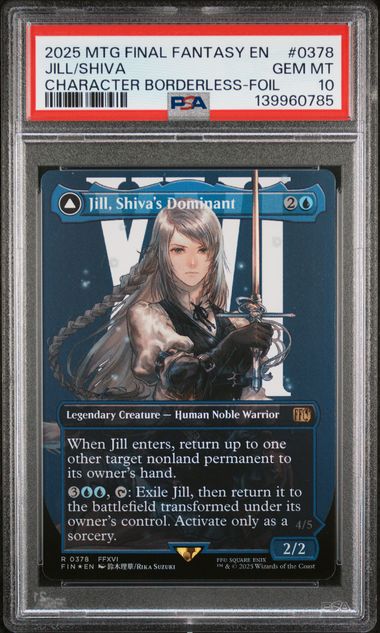 2025 MTG Final Fantasy Characterborderless-Foil #0378 Jill/shiva front