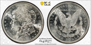 1881-S $1 MS62