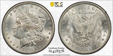 1883-CC $1 MS62