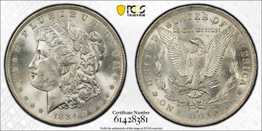 1884-O $1 MS63