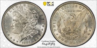 1884-O $1 MS62
