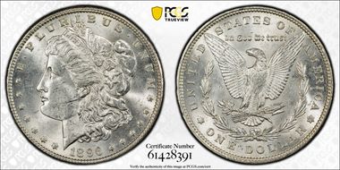 1896 $1 MS62