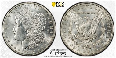 1902-O $1 MS61