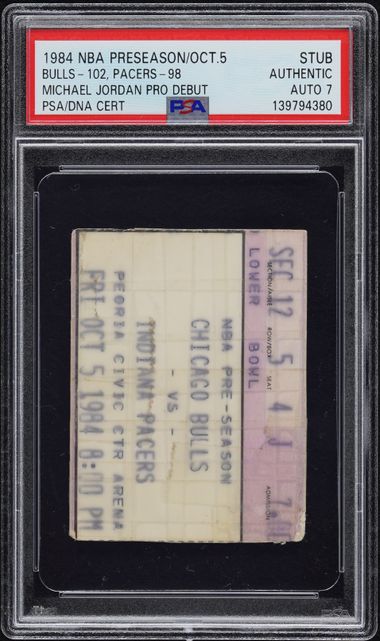 1984 Michael Jordan Pro Debut