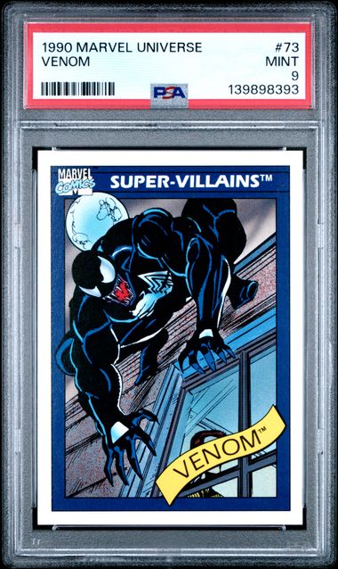 1990 Marvel Marvel Universe #73 Venom front