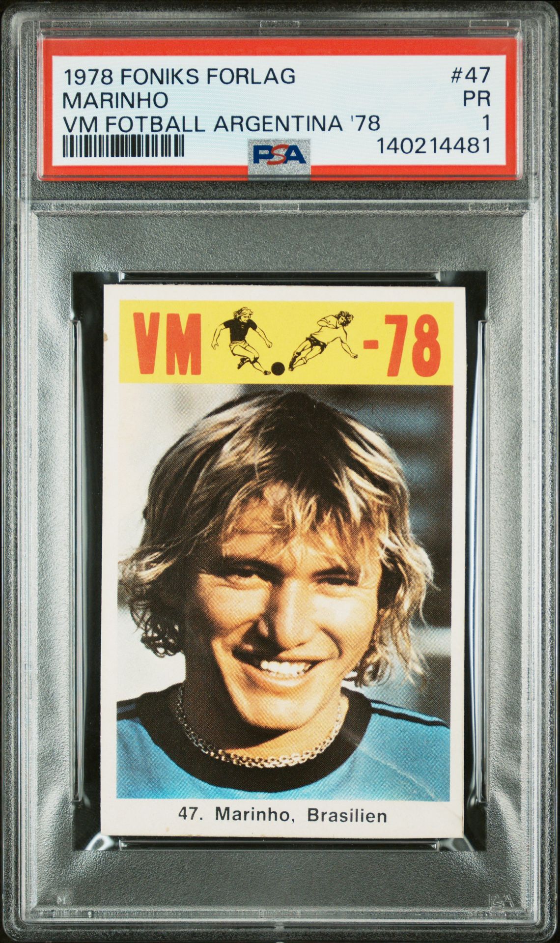 1978 FONIKS FORLAG VM FOTBALL ARGENTINA '78 #47 Marinho front