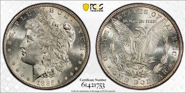 1885-S $1 MS62