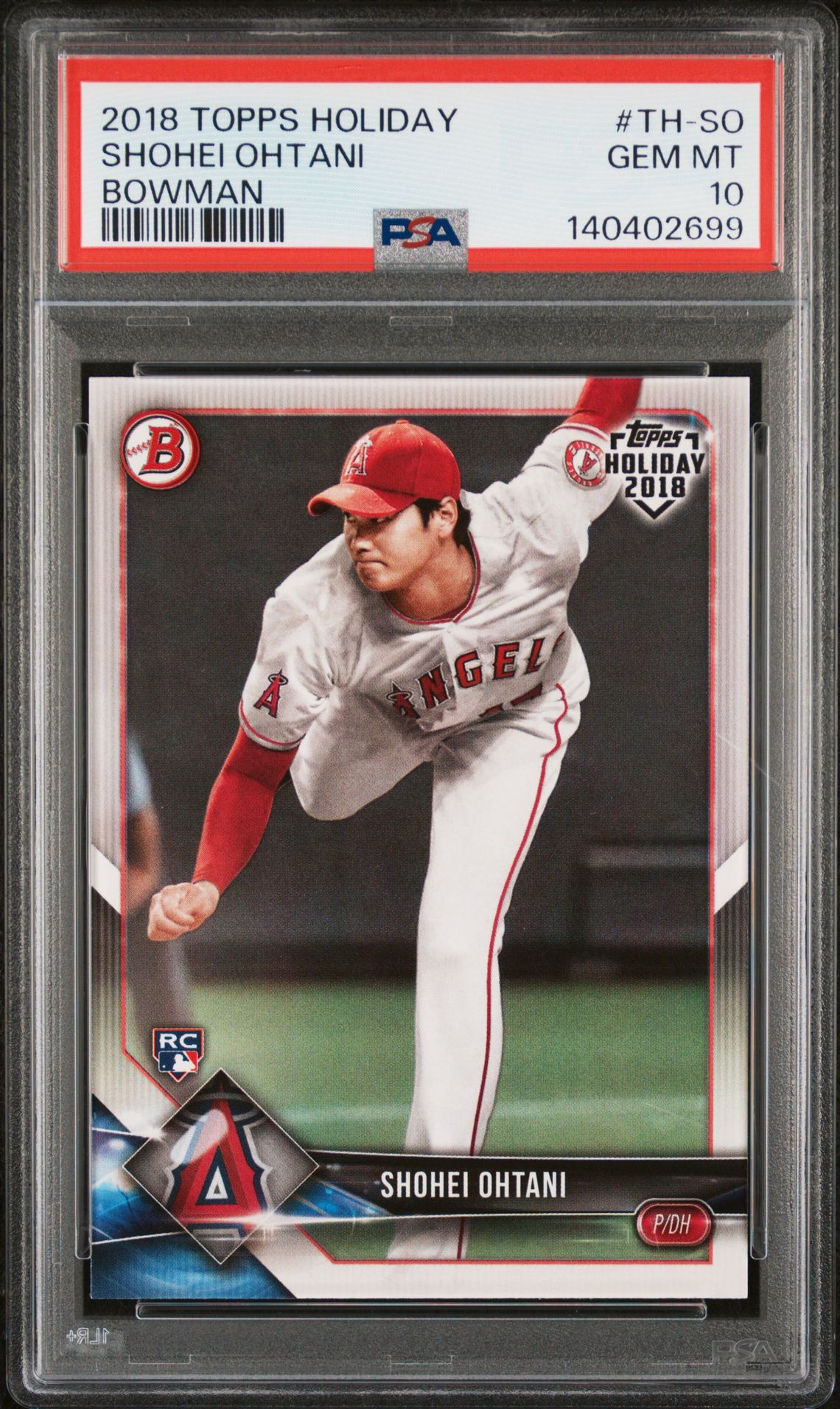 2018 Topps TOPPS HOLIDAY BOWMAN #TH-SO Shohei Ohtani front