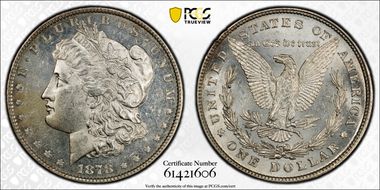 1878 8TF $1 MS62