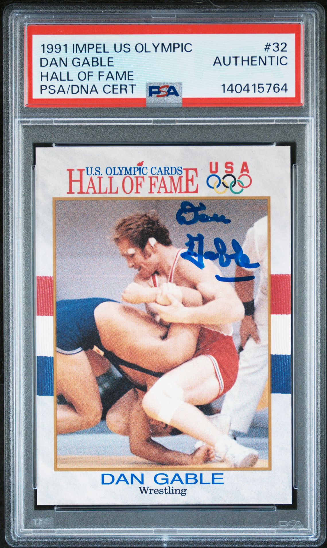 1991 Impel IMPEL US OLYMPIC HALL OF FAME #32 Dan Gable front