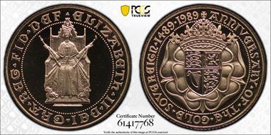 1989 Sov 500th Anniv. Sov S-SC3  Au PR68DCAM
