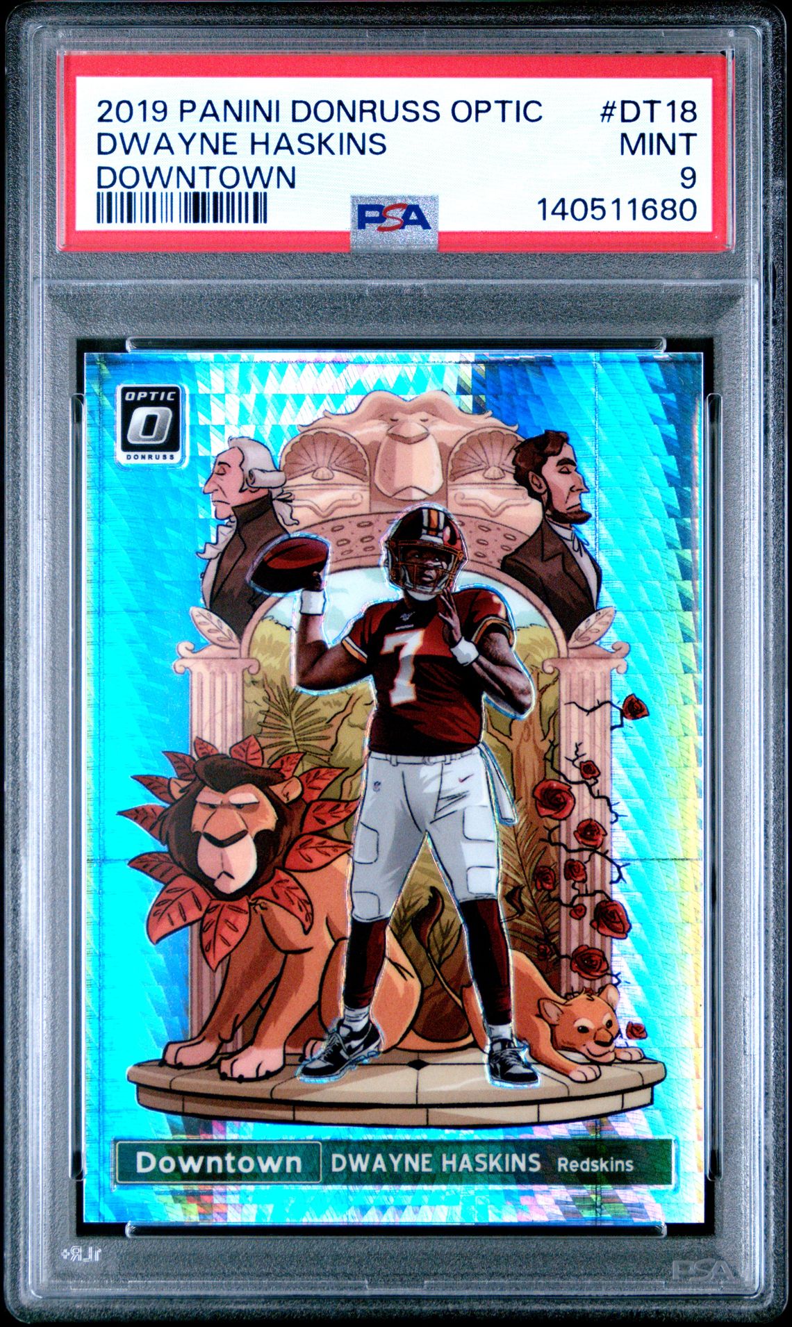 2019 Panini Donruss Optic #DT18 Dwayne Haskins front