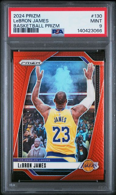 Panini Prizm Lebron James front