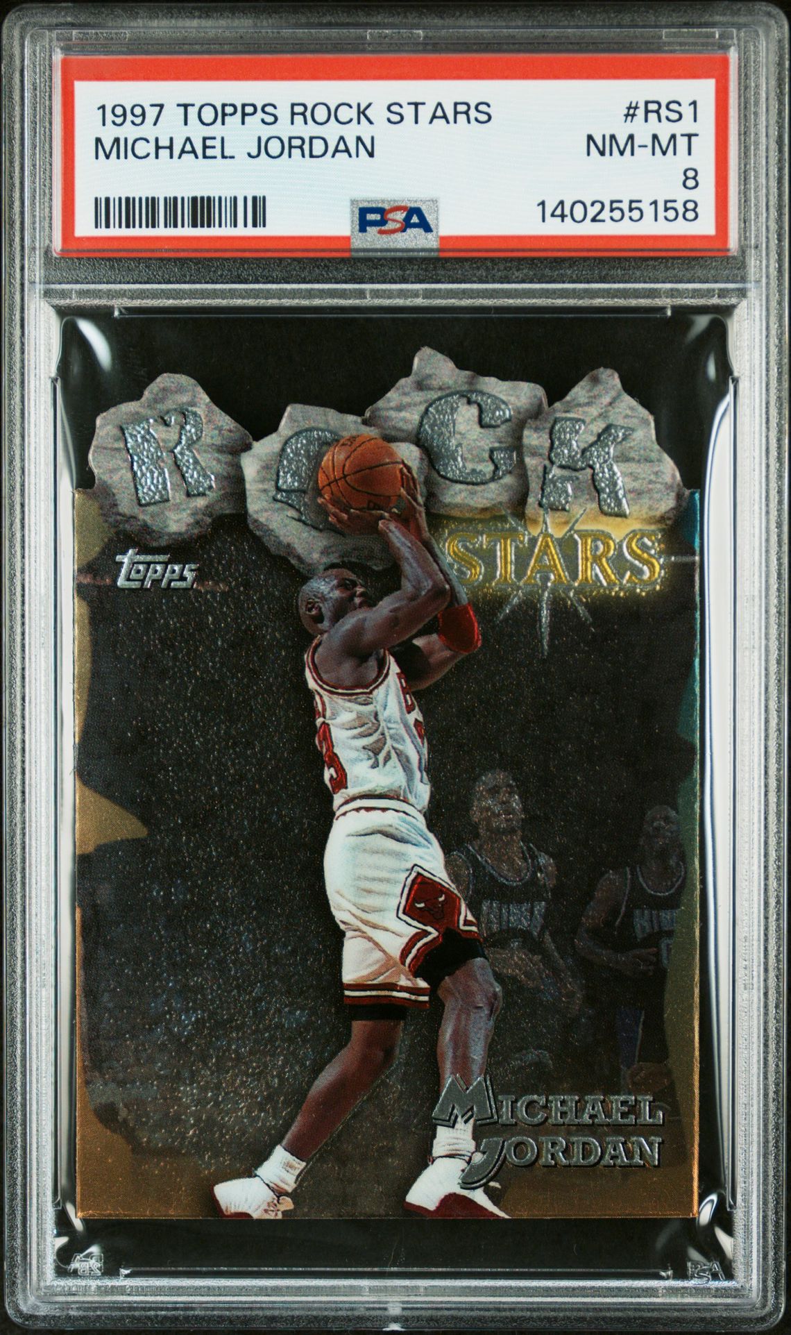 1997 Topps Rock Stars Michael Jordan #Rs1 Nm-Mt 8 front