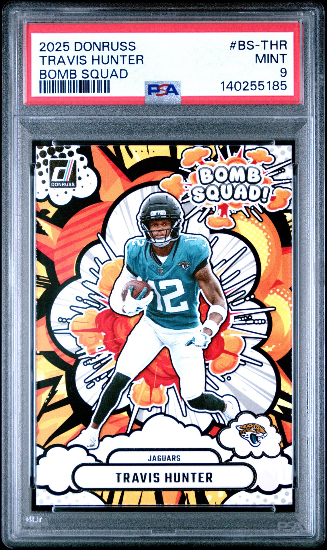 2025 Panini Donruss Bomb Squad Travis Hunter #Bs-Thr Mint 9 front