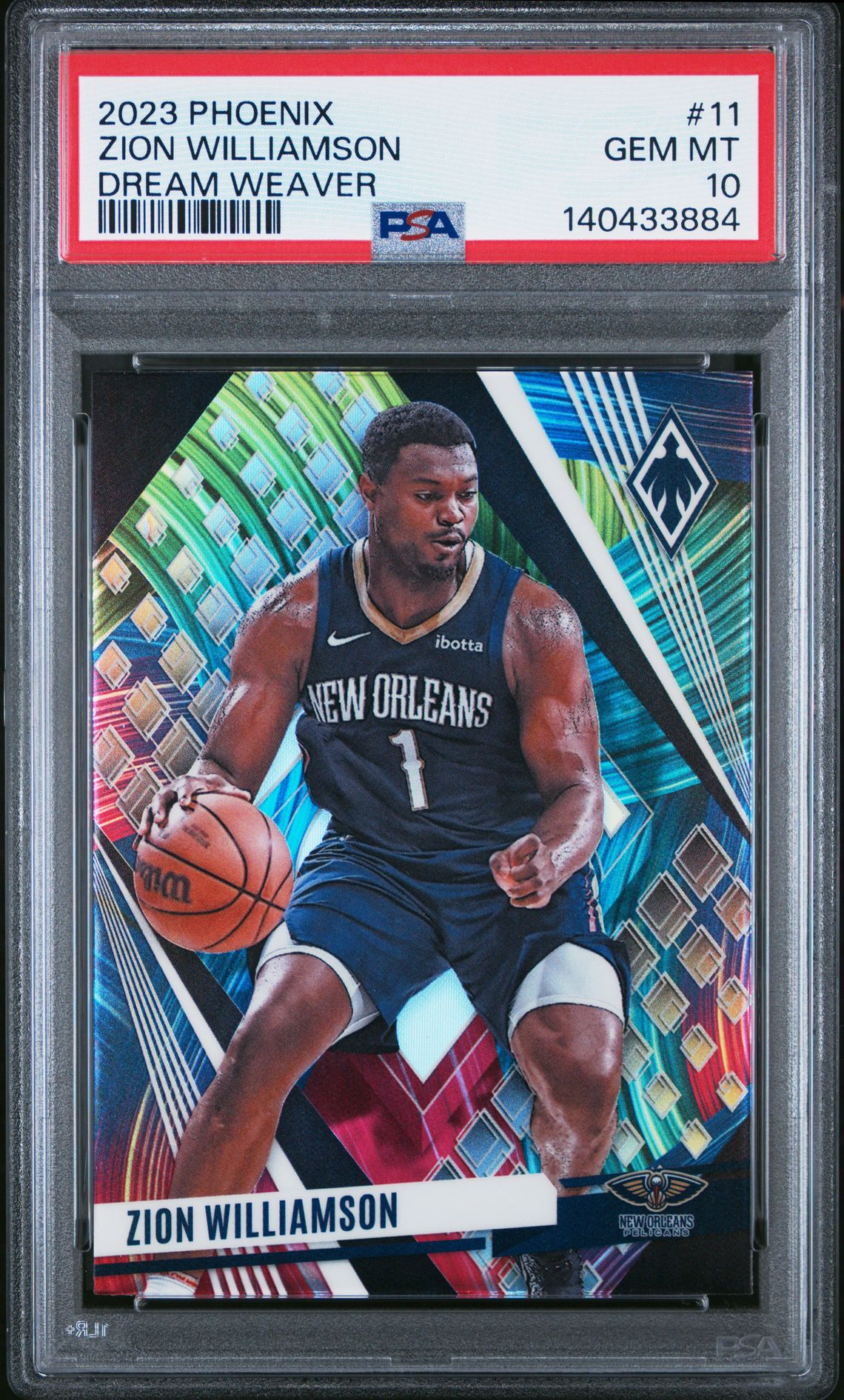 2023 Panini Phoenix Zion Williamson #11 (Dream Weaver) Gem Mt 10 front