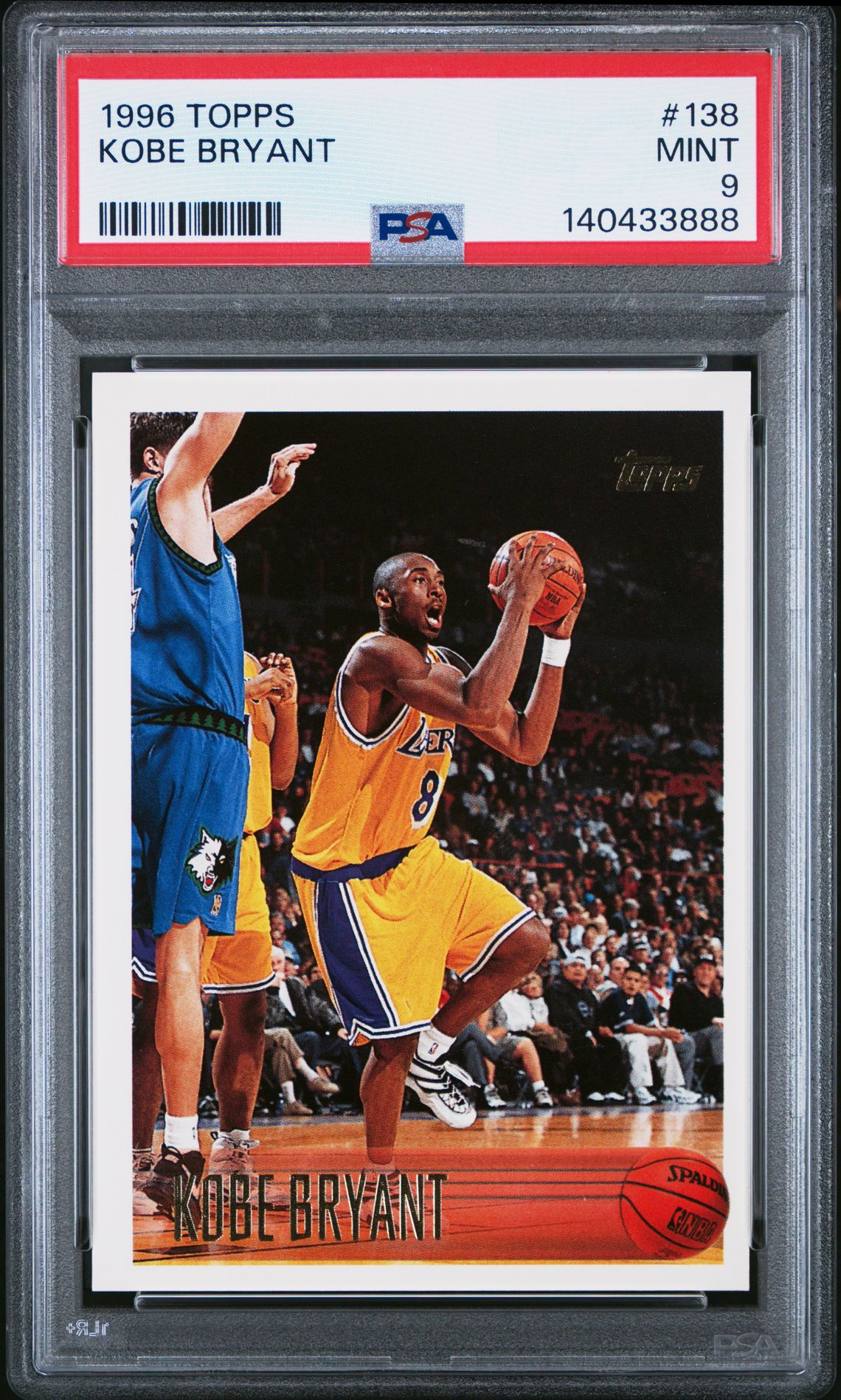 1996 Topps Kobe Bryant #138 Mint 9 front