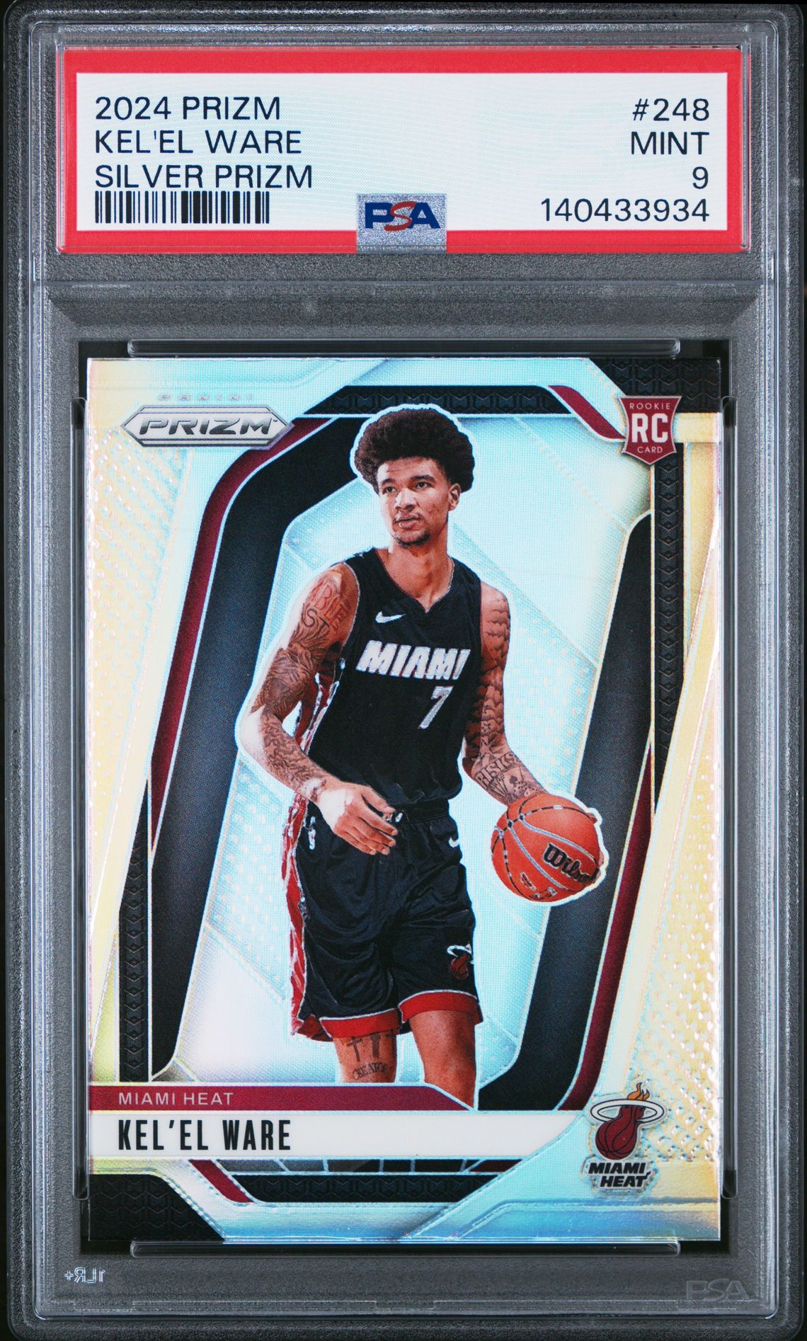 2024 Panini Prizm Kel'el Ware #248 (Silver Prizm) Mint 9 front