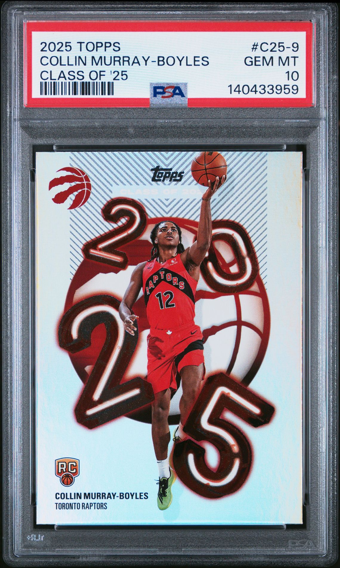 2025 Topps Class Of '25 Collin Murray-Boyles #C25-9 Gem Mt 10 front