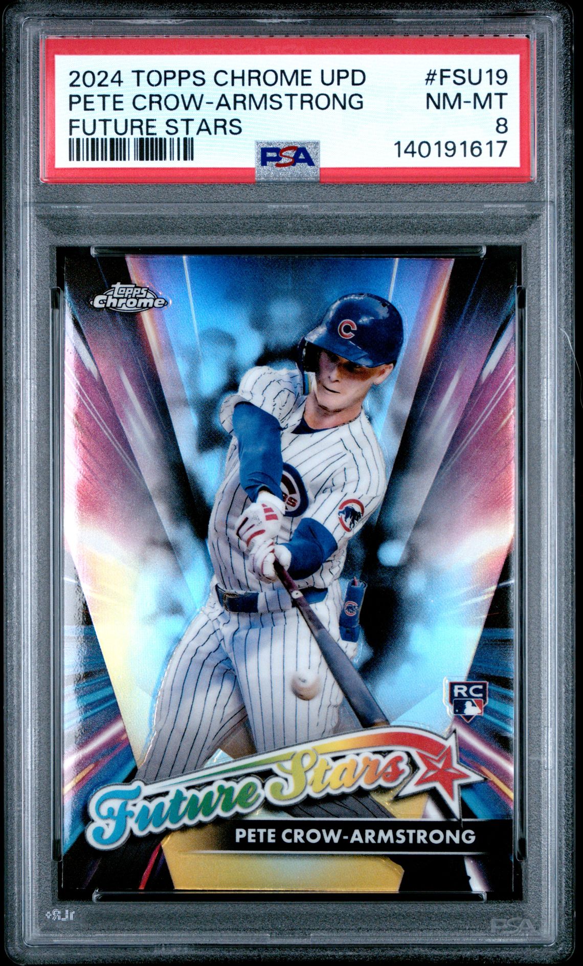 2024 Topps Chrome Update Future Stars Pete Crow-Armstrong #Fsu19 Nm-Mt 8 front