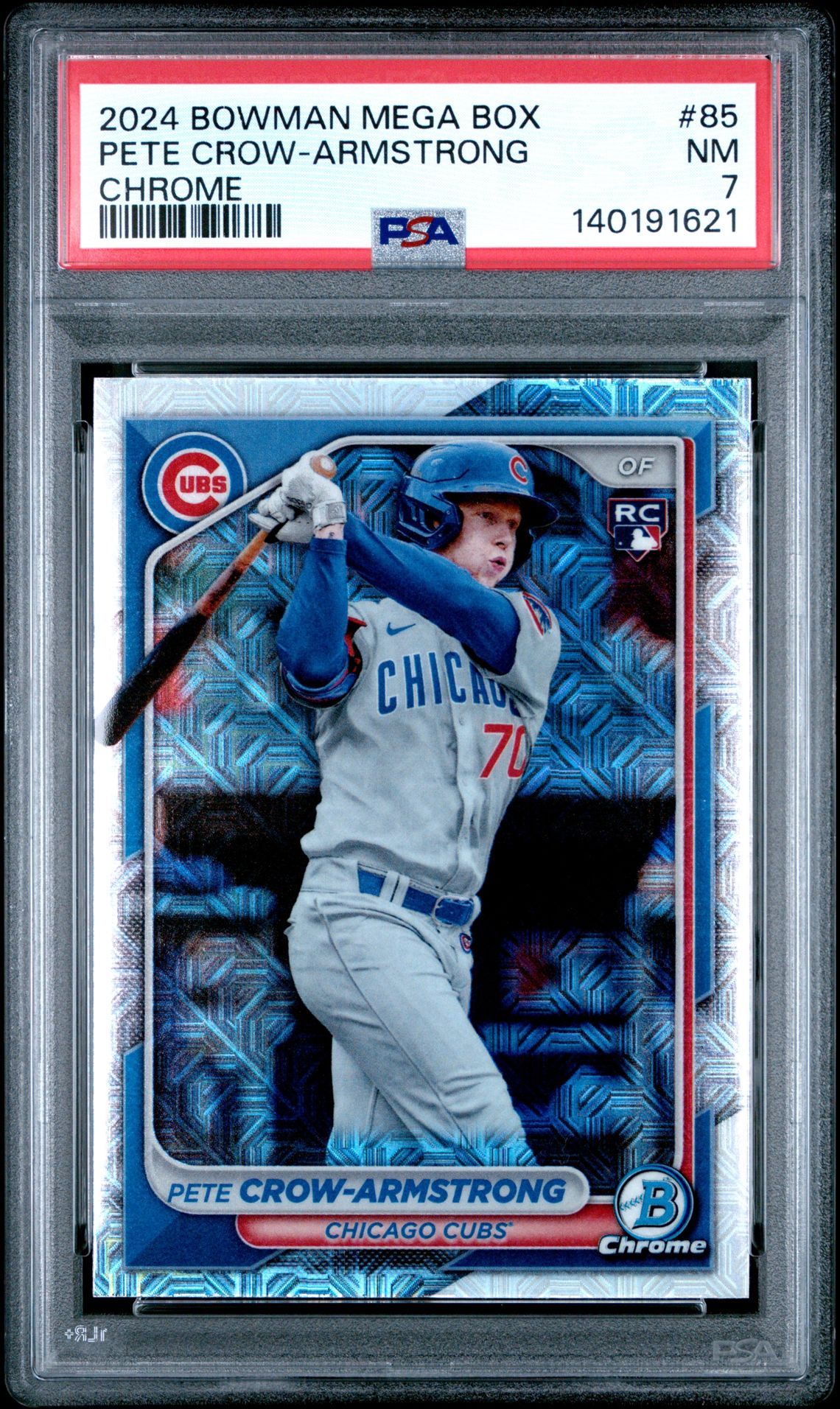 2024 Bowman Mega Box Chrome Pete Crow-Armstrong #85 Nm 7 front