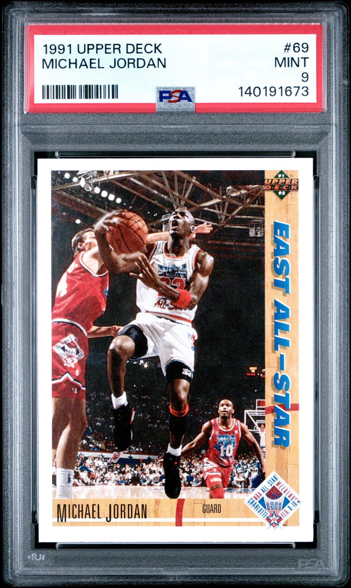 1991 Upper Deck Michael Jordan #69 Mint 9 front