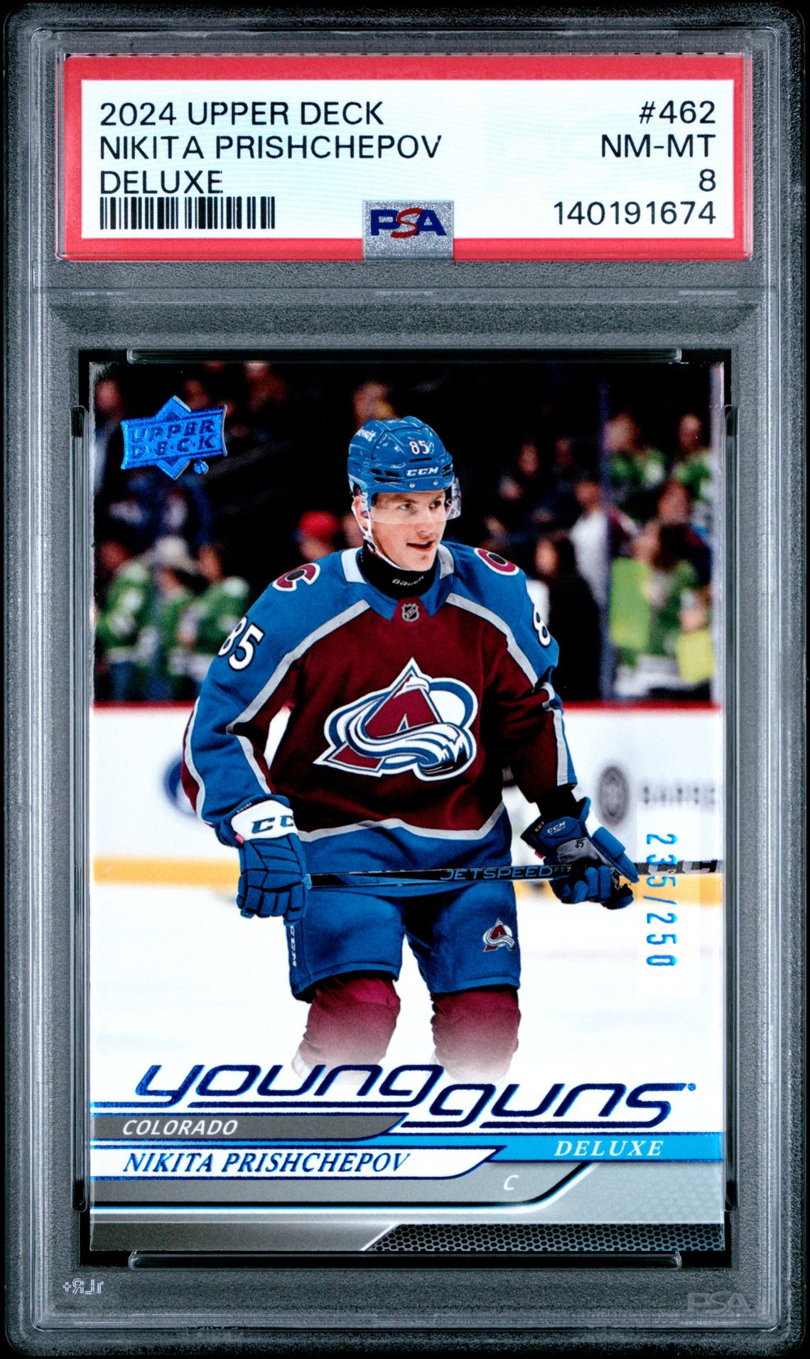 2024 Upper Deck Nikita Prishchepov #462 (Deluxe) Nm-Mt 8 front