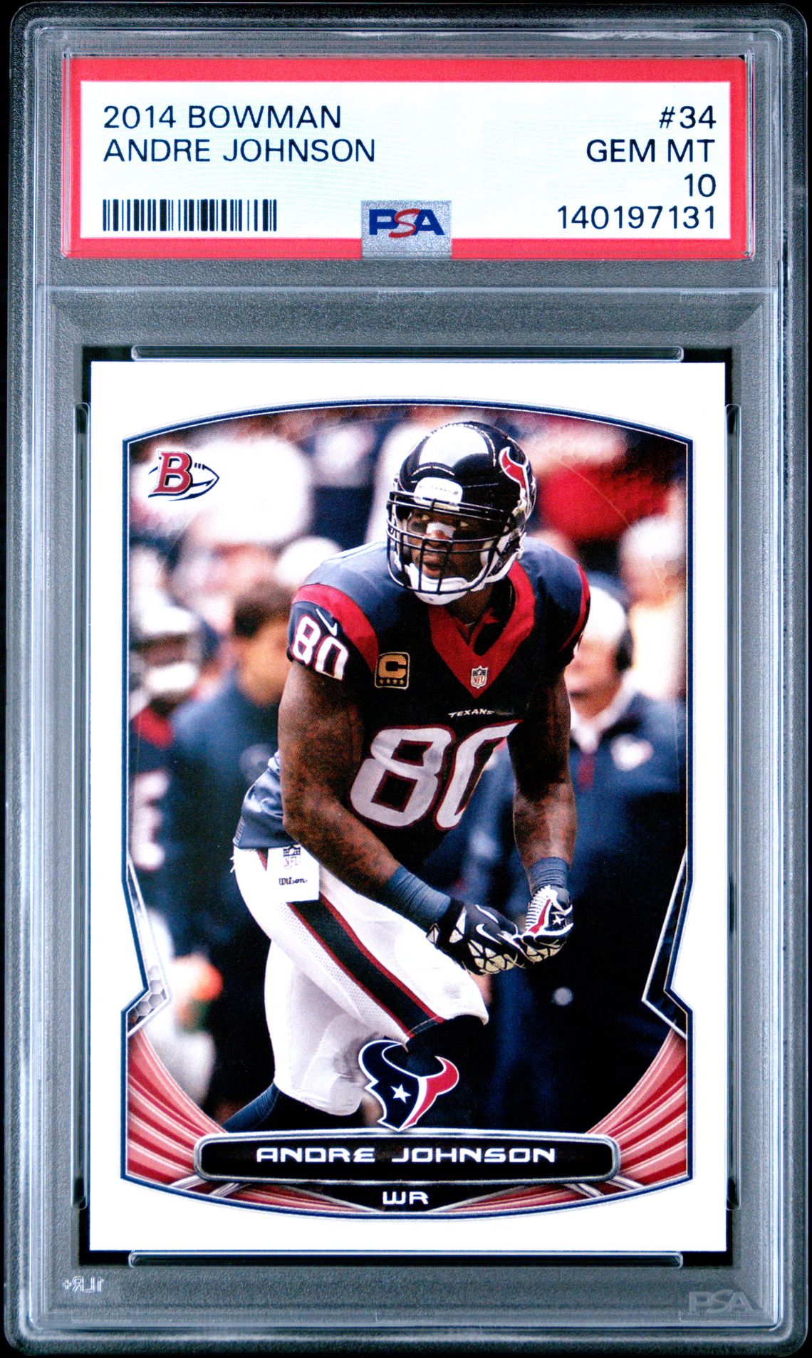 2014 Bowman BOWMAN #34 Andre Johnson front