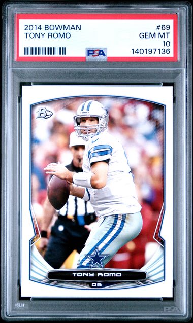 2014 Bowman #69 Tony Romo front