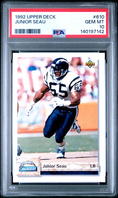 1992 Upper Deck #610 Junior Seau front