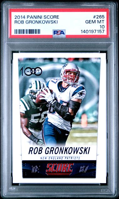 2014 Panini #265 Rob Gronkowski front