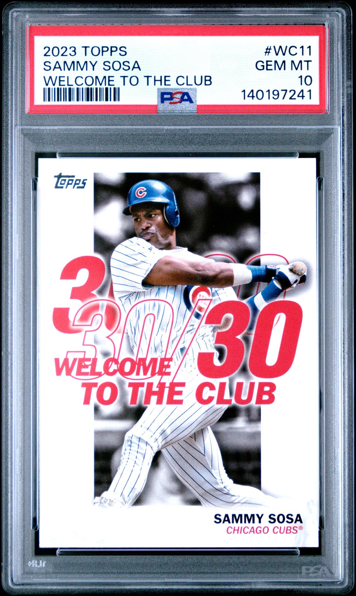 2023 Topps TOPPS WELCOME TO THE CLUB #WC11 Sammy Sosa front