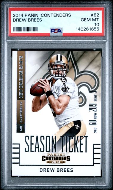 Panini Drew Brees front