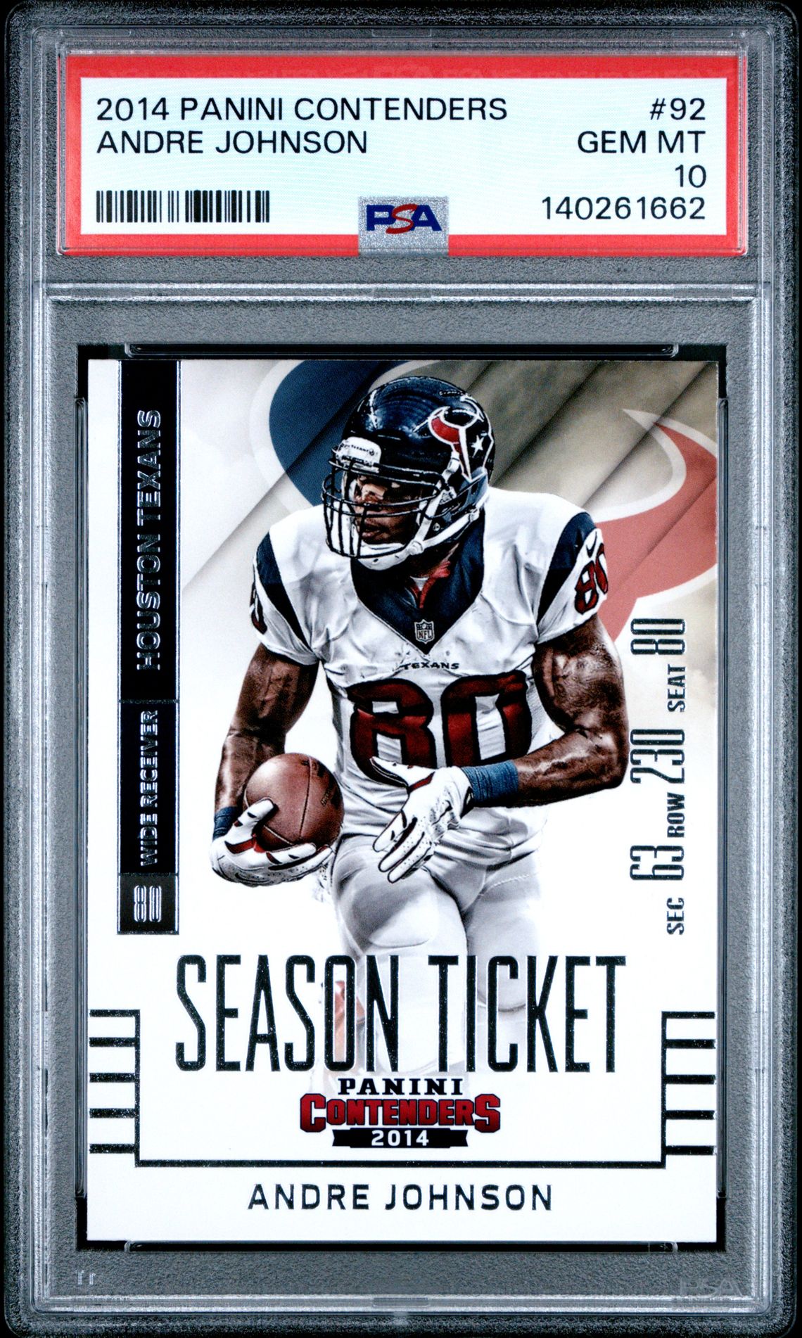 2014 Panini PANINI CONTENDERS #92 Andre Johnson front