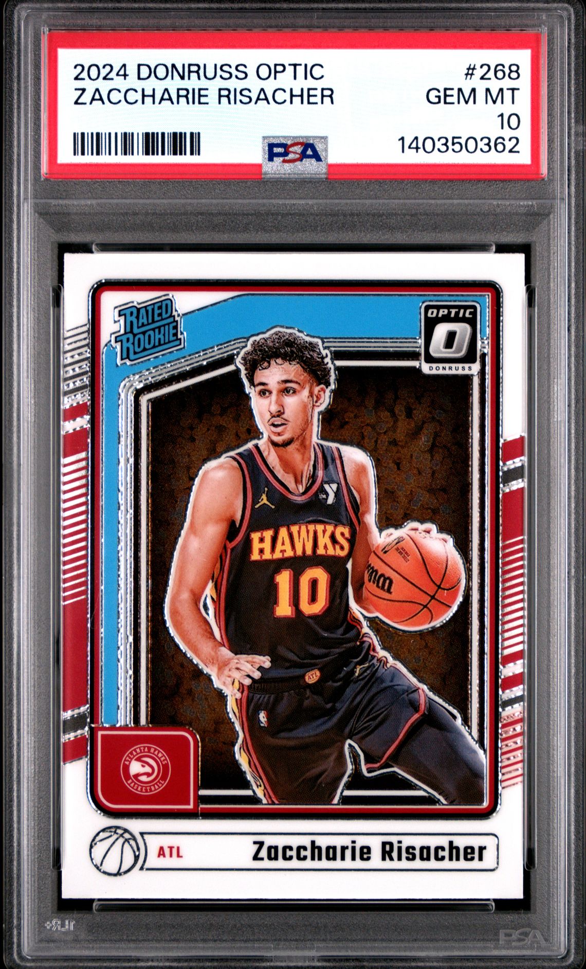 2024 Panini PANINI DONRUSS OPTIC #268 Zaccharie Risacher front