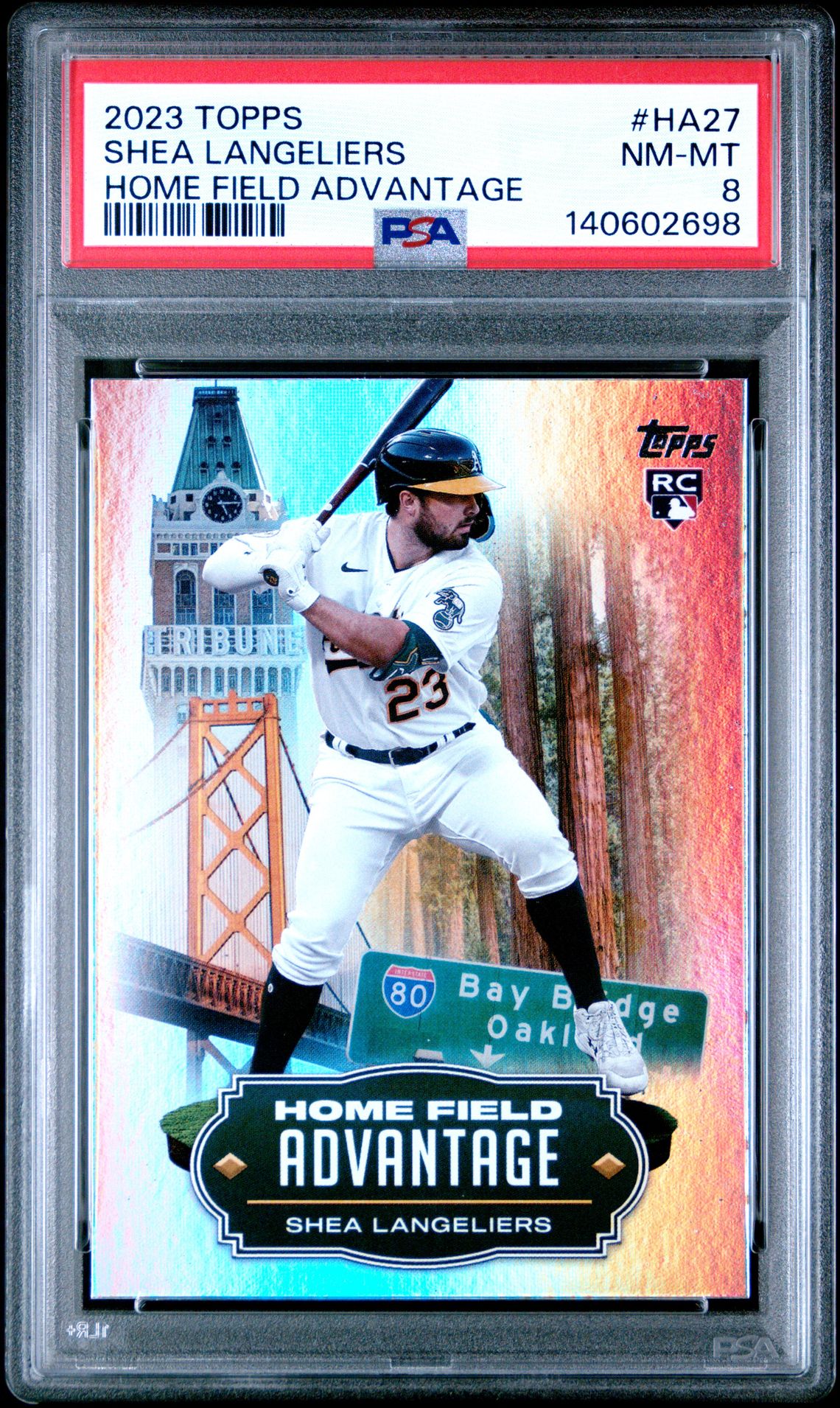 2023 Topps TOPPS HOME FIELD ADVANTAGE #HA27 Shea Langeliers front