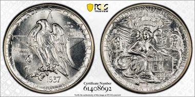 1937-D 50C Texas MS65