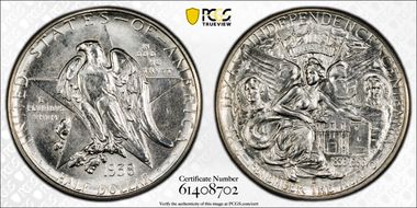 1938-D 50C Texas MS65