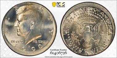 1990-P 50C MS66