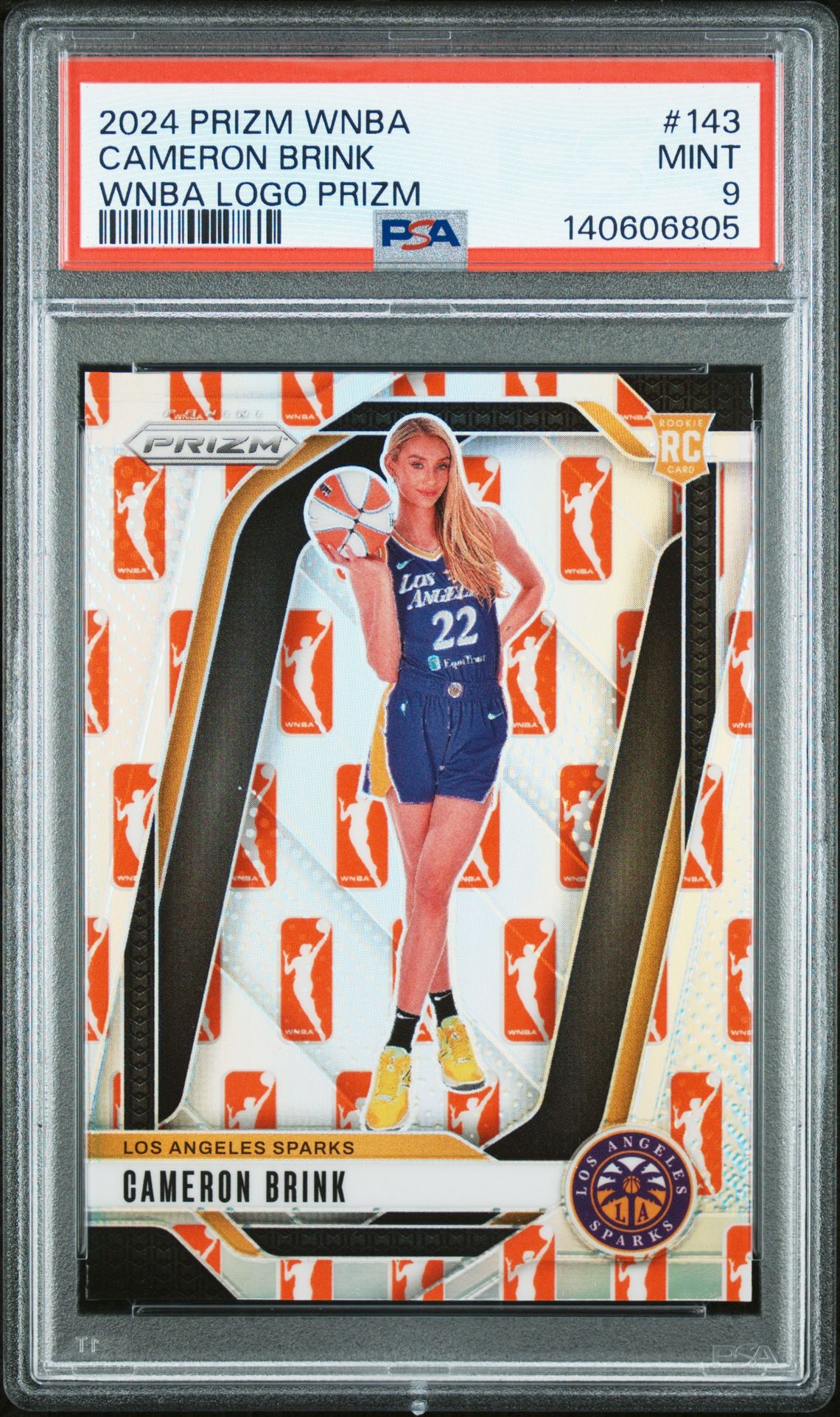 2024 Panini PANINI PRIZM WNBA PURPLE PRIZM #143 Cameron Brink front