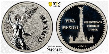 2023 Medal Viva Mexico Ag PR64DCAM
