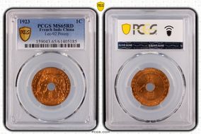 1923 1C Lec-92 Poissy MS65RD