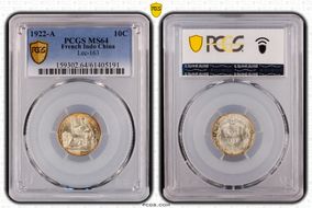 1922-A 10C Lec-163 MS64
