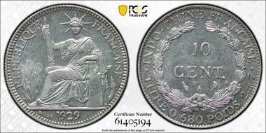 1929-A 10C Lec-169 MS64
